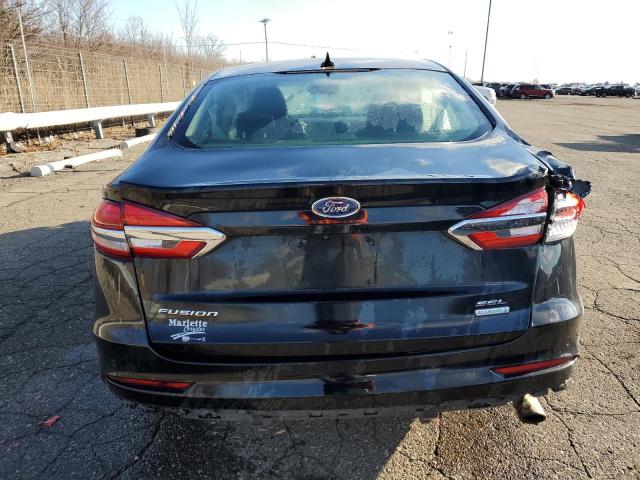 3FA6P0CDXKR149979 - 2019 FORD FUSION SEL BLACK photo 6