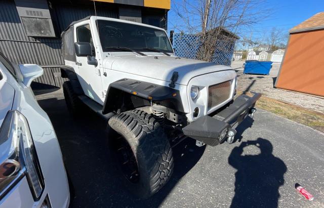 1C4GJWAG1GL224073 - 2016 JEEP WRANGLER SPORT WHITE photo 1