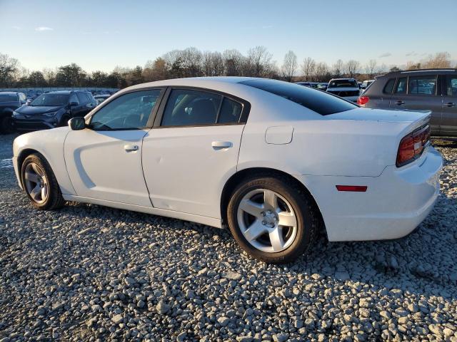 2C3CDXAT8EH203468 - 2014 DODGE CHARGER POLICE WHITE photo 2