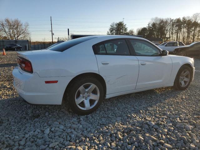 2C3CDXAT8EH203468 - 2014 DODGE CHARGER POLICE WHITE photo 3