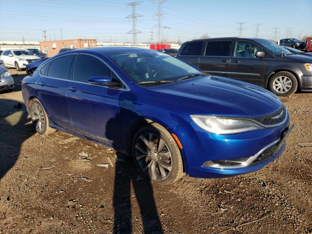 1C3CCCCB9FN550395 - 2015 CHRYSLER 200 C BLUE photo 4