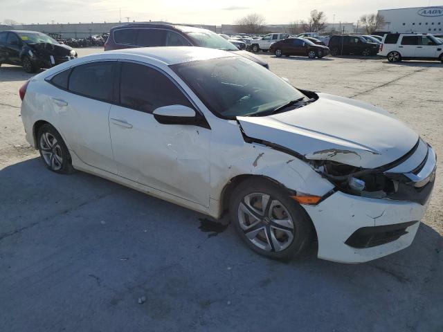 19XFC2F55GE013165 - 2016 HONDA CIVIC LX WHITE photo 4