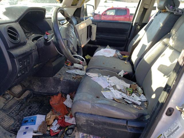 5TFUM5F11JX078203 - 2018 TOYOTA TUNDRA DOUBLE CAB SR/SR5 WHITE photo 7