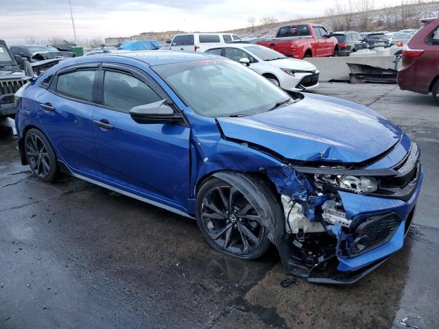 SHHFK7H46JU229644 - 2018 HONDA CIVIC SPORT BLUE photo 4