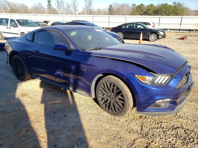 1FA6P8CF0G5201534 - 2016 FORD MUSTANG GT BLUE photo 4