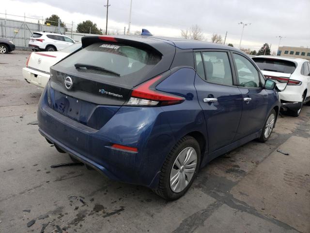 1N4AZ1BV9NC558577 - 2022 NISSAN LEAF S BLUE photo 3