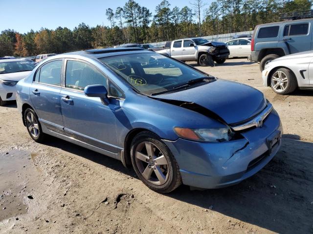 1HGFA16856L005861 - 2006 HONDA CIVIC EX BLUE photo 4