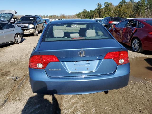 1HGFA16856L005861 - 2006 HONDA CIVIC EX BLUE photo 6