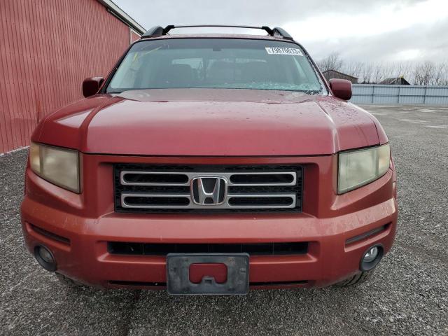 2HJYK16596H005736 - 2006 HONDA RIDGELINE RTL RED photo 5