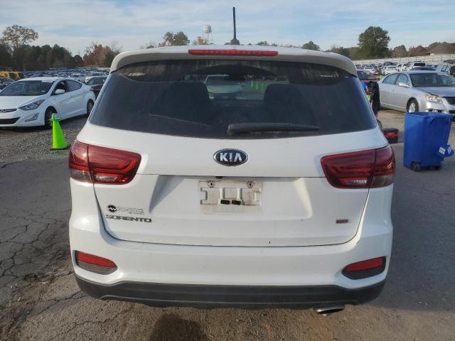 5XYPG4A33KG568136 - 2019 KIA SORENTO L WHITE photo 6