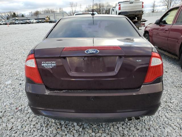 3FAHP0HA4CR411388 - 2012 FORD FUSION SE PURPLE photo 6