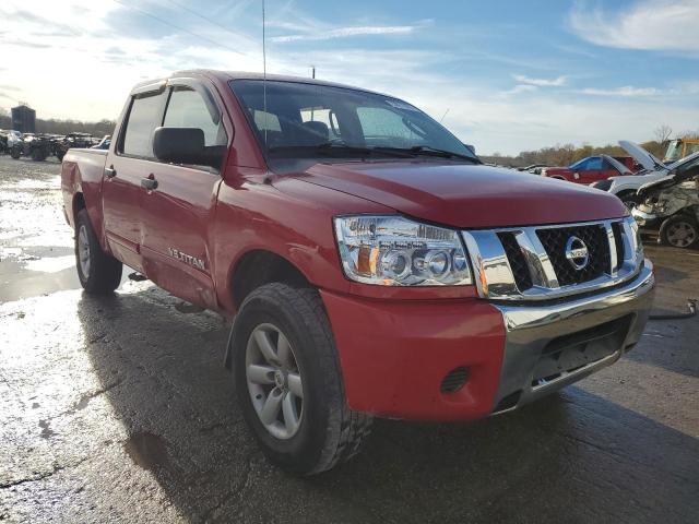 1N6BA0EK6BN323388 - 2011 NISSAN TITAN S RED photo 4