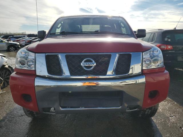 1N6BA0EK6BN323388 - 2011 NISSAN TITAN S RED photo 5