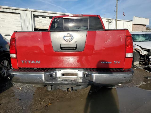 1N6BA0EK6BN323388 - 2011 NISSAN TITAN S RED photo 6