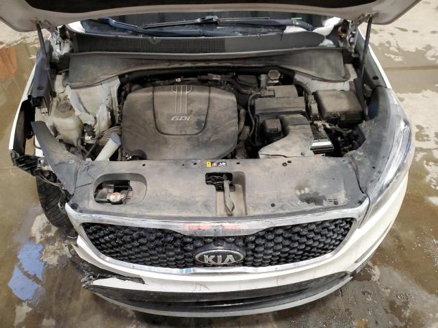 5XYPHDA54HG201124 - 2017 KIA SORENTO EX WHITE photo 11