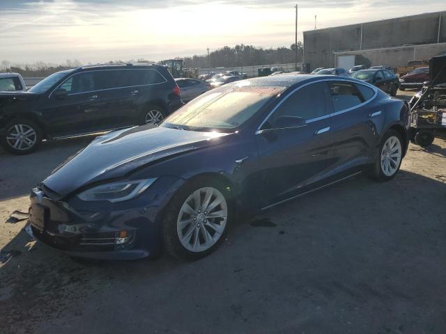 5YJSA1E24JF259695 - 2018 TESLA MODEL S ლურჯი ფოტო 1