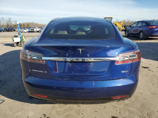 5YJSA1E24JF259695 - 2018 TESLA MODEL S ლურჯი ფოტო 6