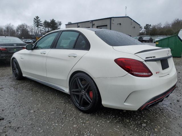 55SWF8HB8GU106526 - 2016 MERCEDES-BENZ C 63 AMG-S WHITE photo 2