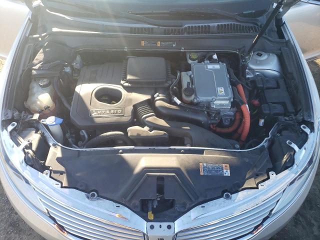 3LN6L2LU8ER815531 - 2014 LINCOLN MKZ HYBRID SILVER photo 11