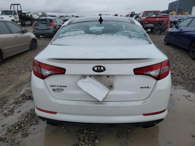 5XXGR4A65DG131640 - 2013 KIA OPTIMA SX WHITE photo 6