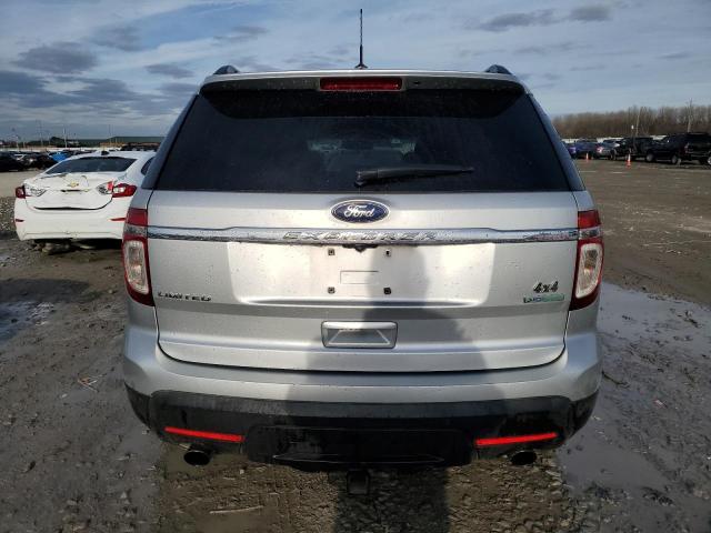 1FM5K7F91DGA88113 - 2013 FORD EXPLORER LIMITED SILVER photo 6