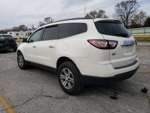 1GNKRHKD3FJ177102 - 2015 CHEVROLET TRAVERSE LT WHITE photo 2