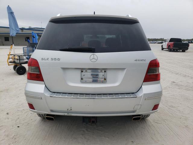 WDCGG8HB2AF283153 - 2010 MERCEDES-BENZ GLK 350 4MATIC SILVER photo 6