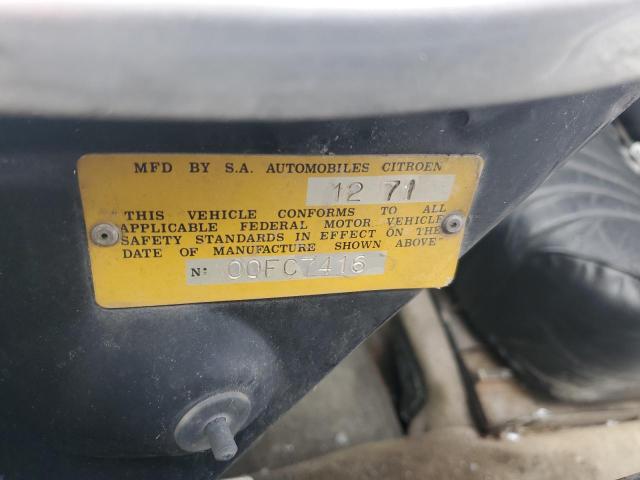 00FC7416 - 1972 CITR DS21 SILVER photo 12