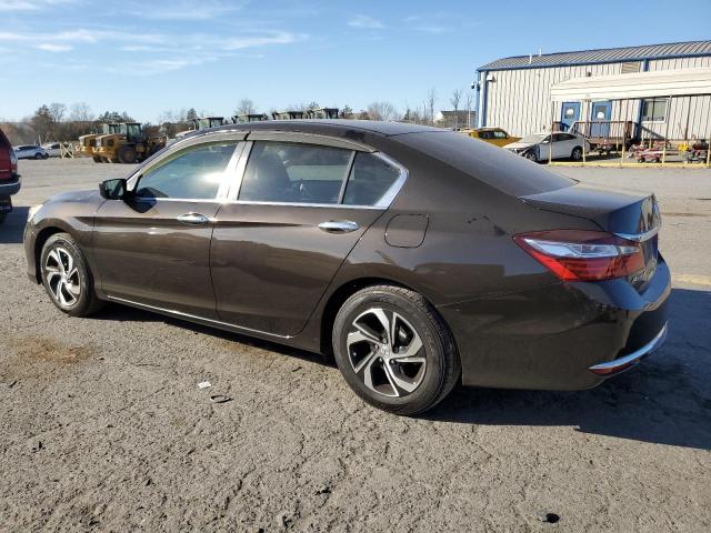 1HGCR2F37HA206701 - 2017 HONDA ACCORD LX BROWN photo 2