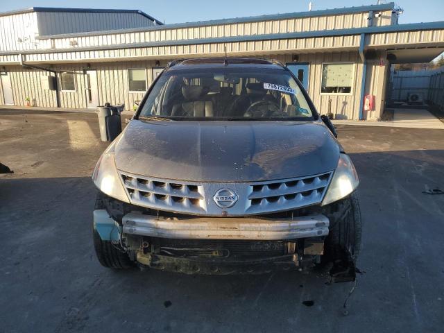 JN8AZ08W57W641742 - 2007 NISSAN MURANO SL SILVER photo 5