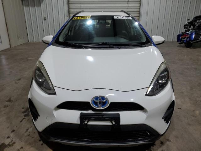 JTDKDTB38J1615459 - 2018 TOYOTA PRIUS C WHITE photo 5