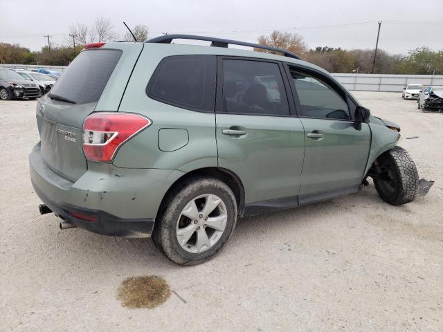 JF2SJABC5FH824316 - 2015 SUBARU FORESTER 2.5I GREEN photo 3