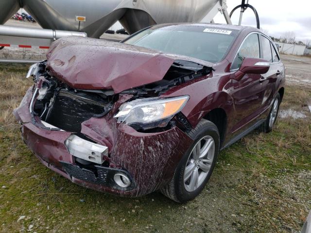 5J8TB4H58EL006957 - 2014 ACURA RDX TECHNOLOGY BURGUNDY photo 1