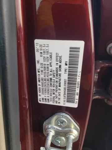 5J8TB4H58EL006957 - 2014 ACURA RDX TECHNOLOGY BURGUNDY photo 13