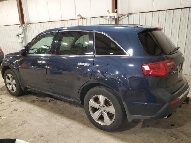 2HNYD2H29AH534176 - 2010 ACURA MDX BLUE photo 2