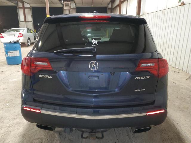 2HNYD2H29AH534176 - 2010 ACURA MDX BLUE photo 6