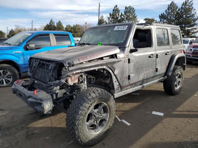 1C4HJXFG6MW570634 - 2021 JEEP WRANGLER RUBICON GRAY photo 1