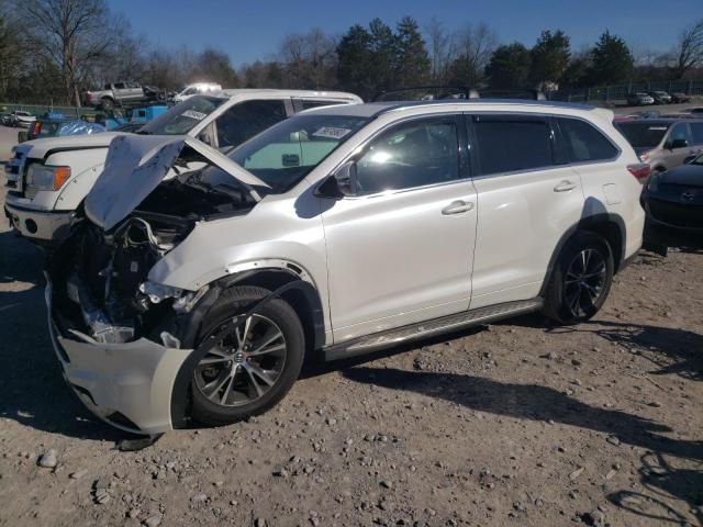 5TDKKRFH4GS120590 - 2016 TOYOTA HIGHLANDER XLE WHITE photo 1