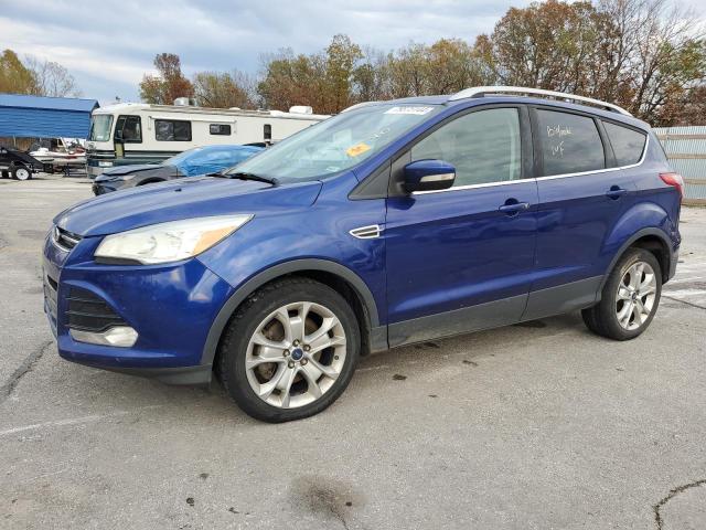 1FMCU9J9XFUC12467 - 2015 FORD ESCAPE TITANIUM BLUE photo 1