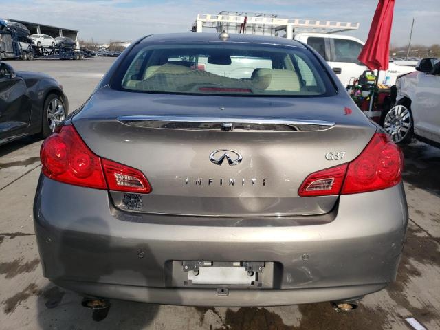 JN1CV6AP5BM504605 - 2011 INFINITI G37 BASE GRAY photo 6