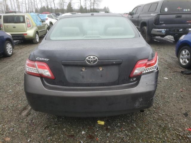 4T1BF3EK2AU093094 - 2010 TOYOTA CAMRY BASE GRAY photo 6