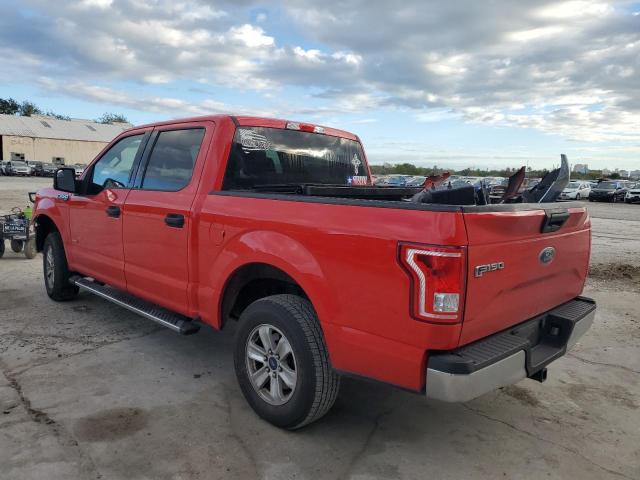 1FTEW1EPXFFA72166 - 2015 FORD F150 SUPERCREW RED photo 2