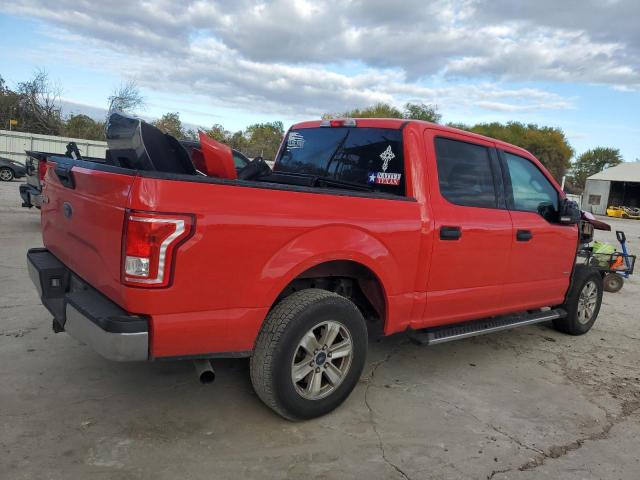 1FTEW1EPXFFA72166 - 2015 FORD F150 SUPERCREW RED photo 3