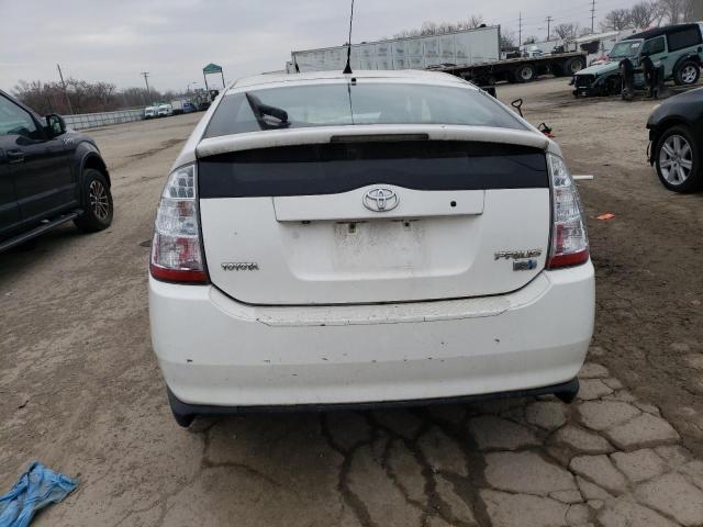 JTDKB20U777564540 - 2007 TOYOTA PRIUS WHITE photo 6