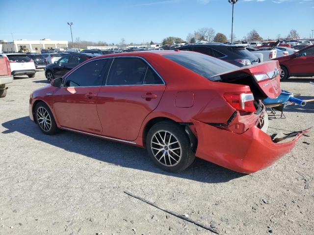 4T1BD1FK6CU022511 - 2012 TOYOTA CAMRY HYBRID RED photo 2