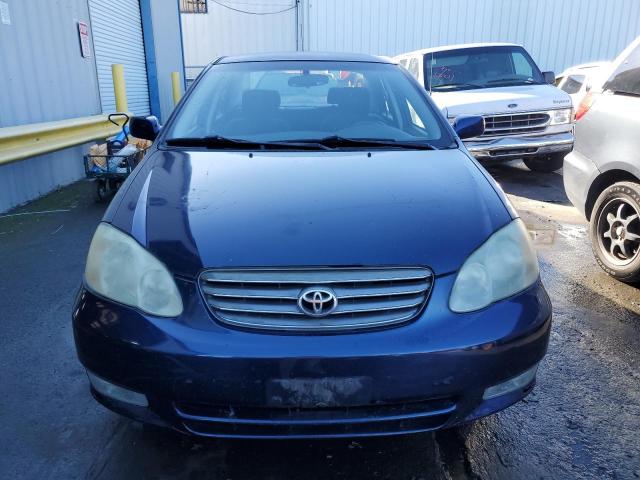 1NXBR32E13Z096397 - 2003 TOYOTA COROLLA CE BLUE photo 5