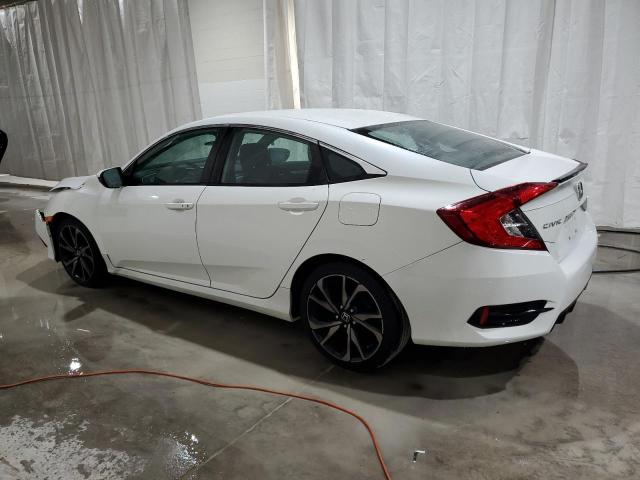 2HGFC2F81MH513691 - 2021 HONDA CIVIC SPORT WHITE photo 2