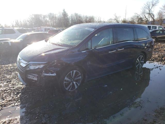 5FNRL6H99KB116533 - 2019 HONDA ODYSSEY ELITE Azul foto 1
