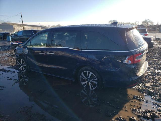 5FNRL6H99KB116533 - 2019 HONDA ODYSSEY ELITE Azul foto 2