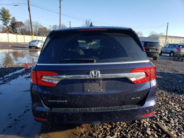 5FNRL6H99KB116533 - 2019 HONDA ODYSSEY ELITE Azul foto 6